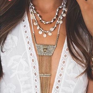 Tiery Eyed Bohemian Necklace